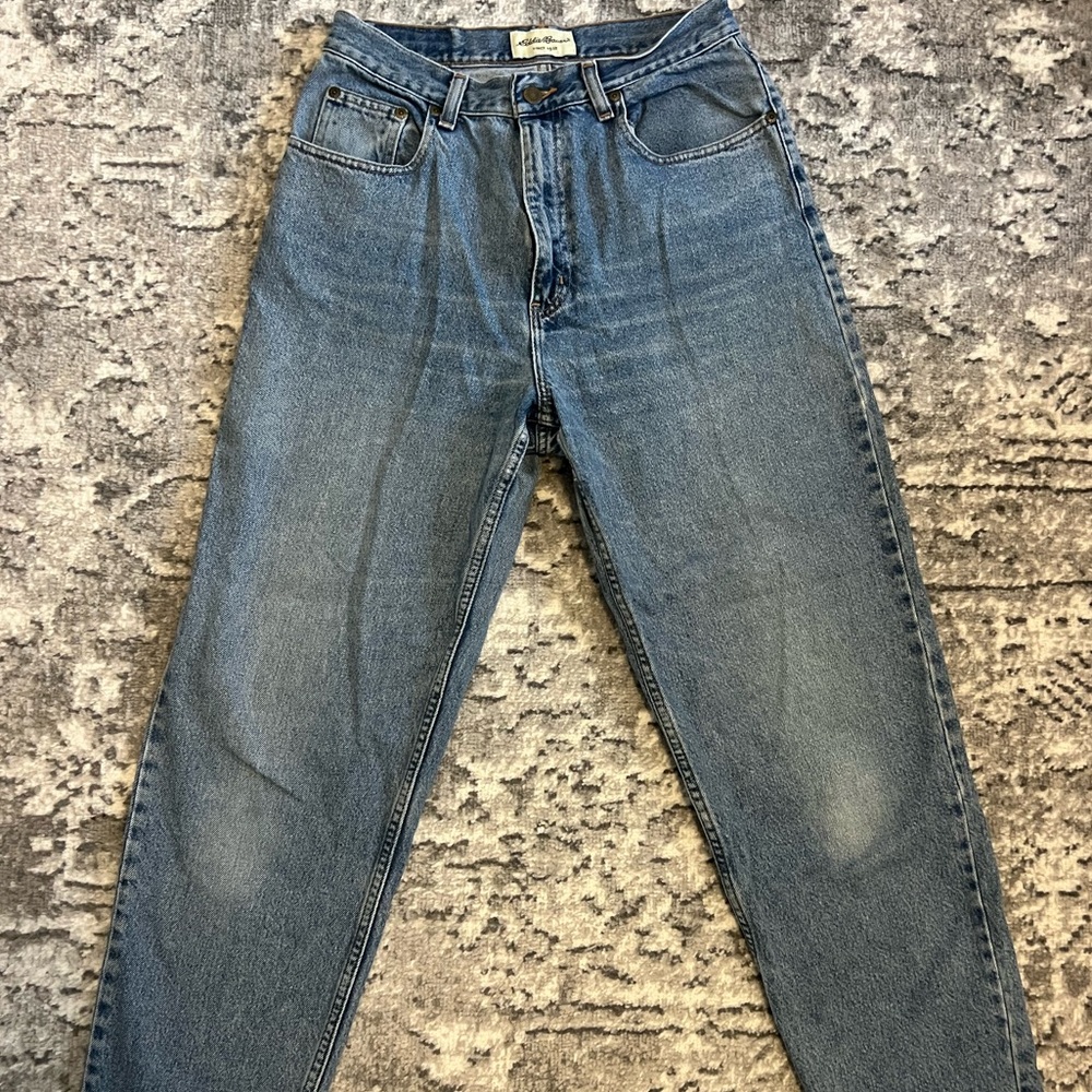 Eddie Bauer Blue Straight Leg Jeans Relaxed Fit